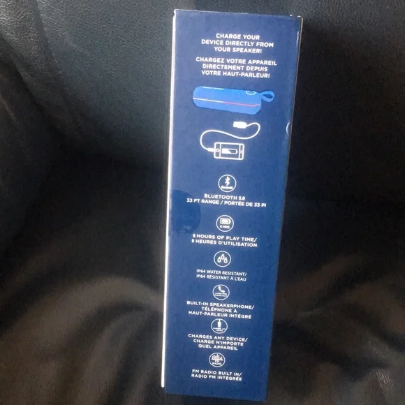 Tommy Hilfiger Water Resistant Wireless Speaker - Picture 2 of 5